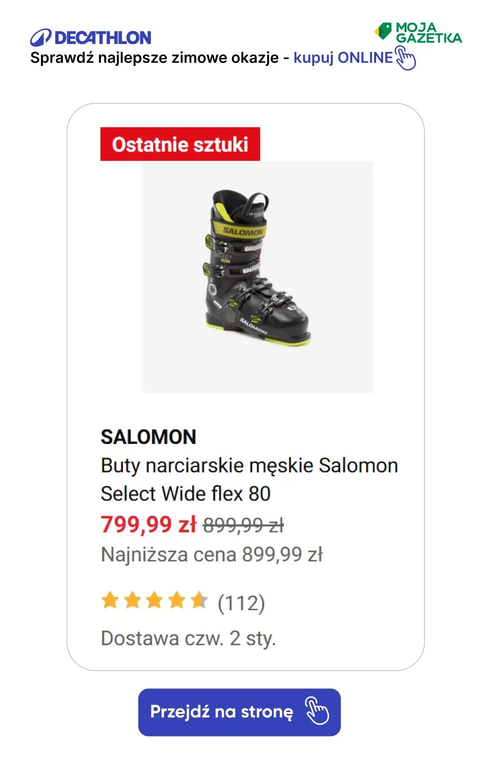 gazetka promocyjna Decathlon Sprawdź super zimowe okazje!! - Strona 12