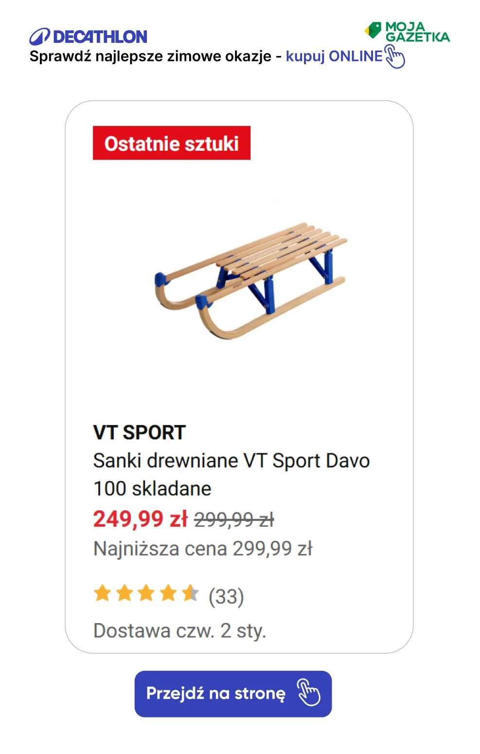 gazetka promocyjna Decathlon Sprawdź super zimowe okazje!! - Strona 16