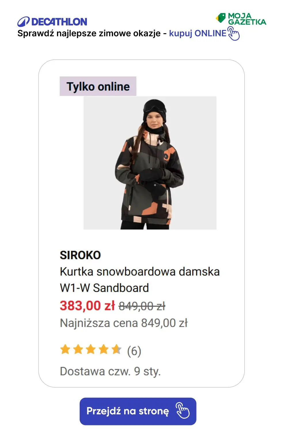 gazetka promocyjna Decathlon Sprawdź super zimowe okazje!! - Strona 18