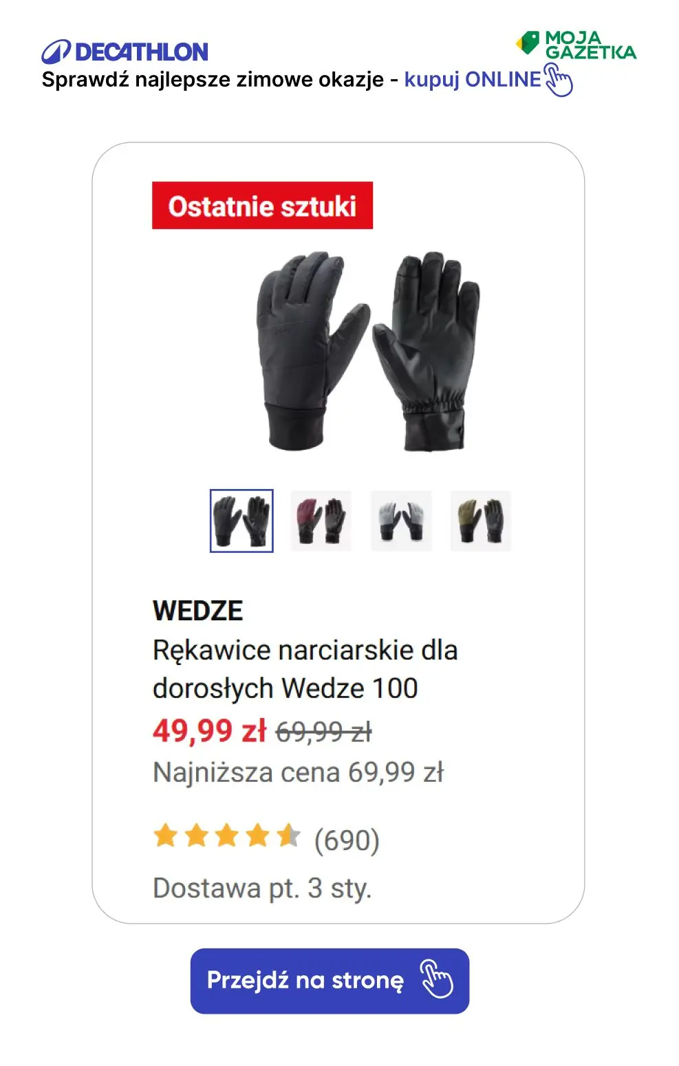 gazetka promocyjna Decathlon Sprawdź super zimowe okazje!! - Strona 20