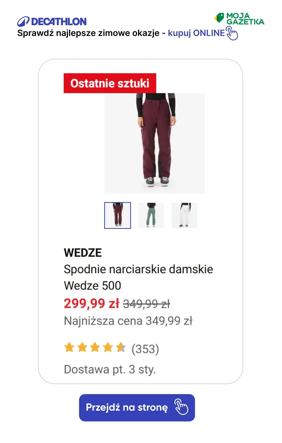 gazetka promocyjna Decathlon Sprawdź super zimowe okazje!! - Strona 24