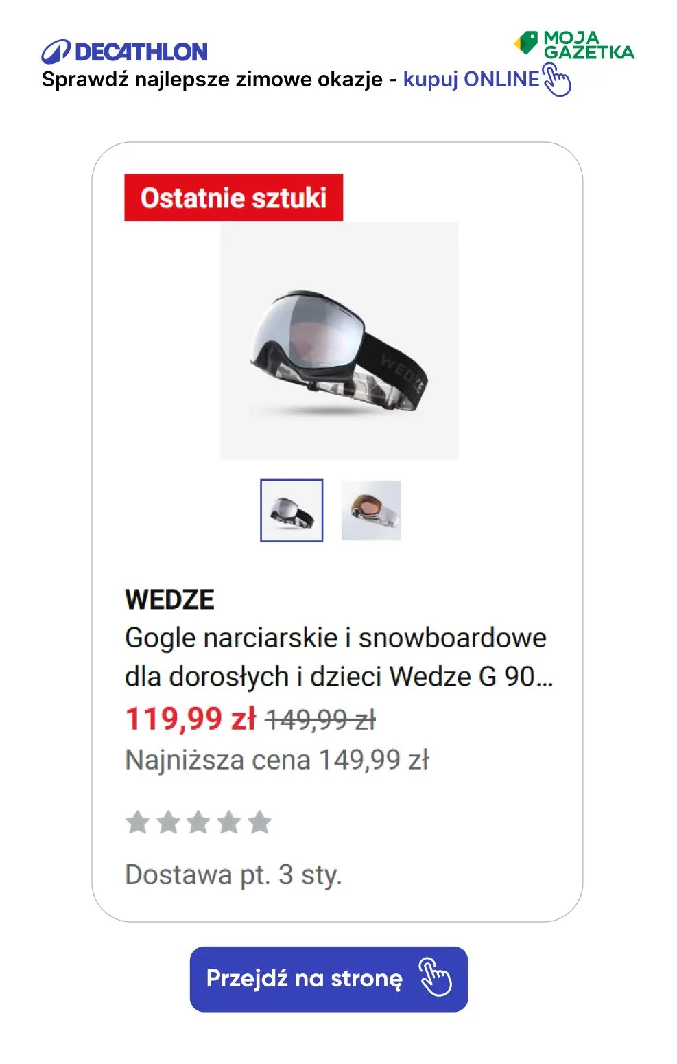 gazetka promocyjna Decathlon Sprawdź super zimowe okazje!! - Strona 33