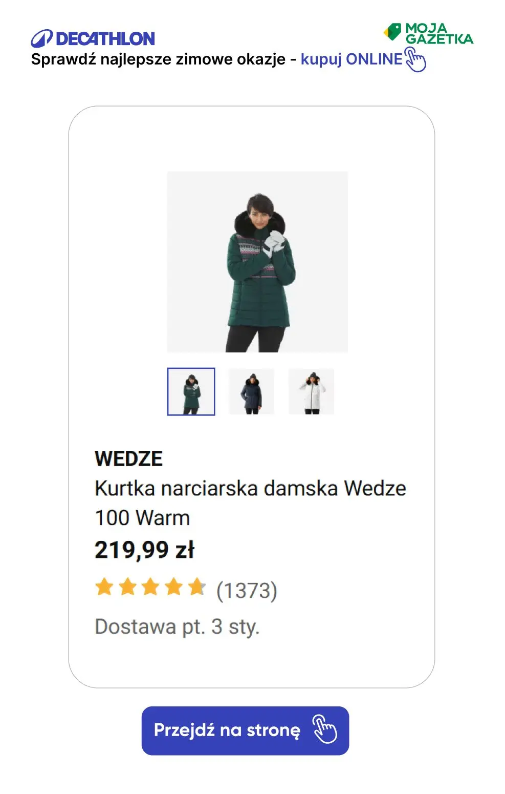 gazetka promocyjna Decathlon Sprawdź super zimowe okazje!! - Strona 37