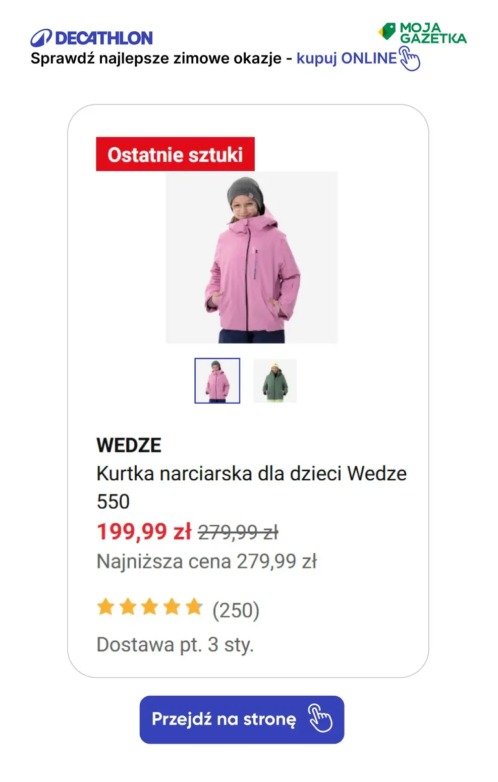 gazetka promocyjna Decathlon Sprawdź super zimowe okazje!! - Strona 43