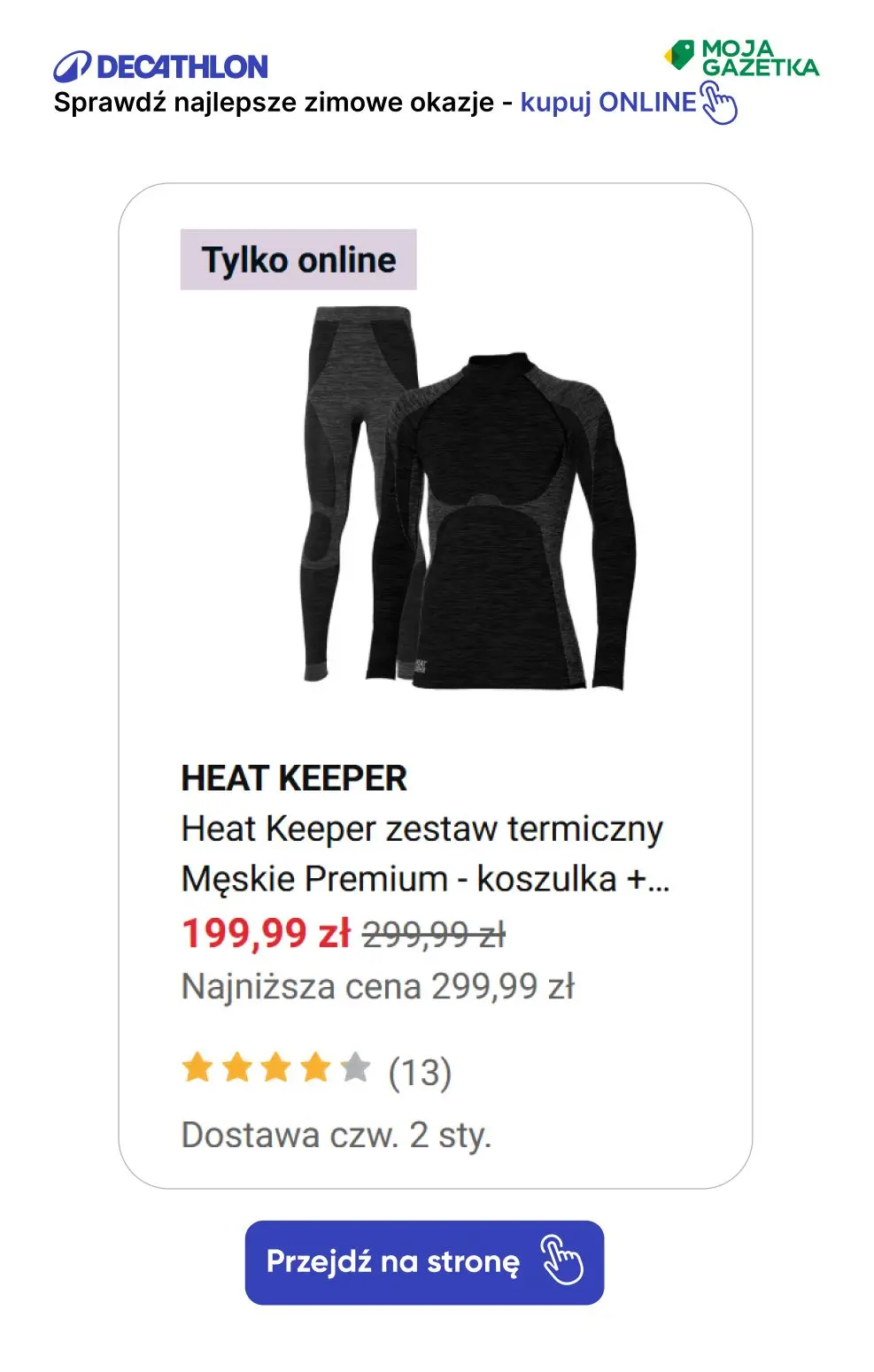 gazetka promocyjna Decathlon Sprawdź super zimowe okazje!! - Strona 48