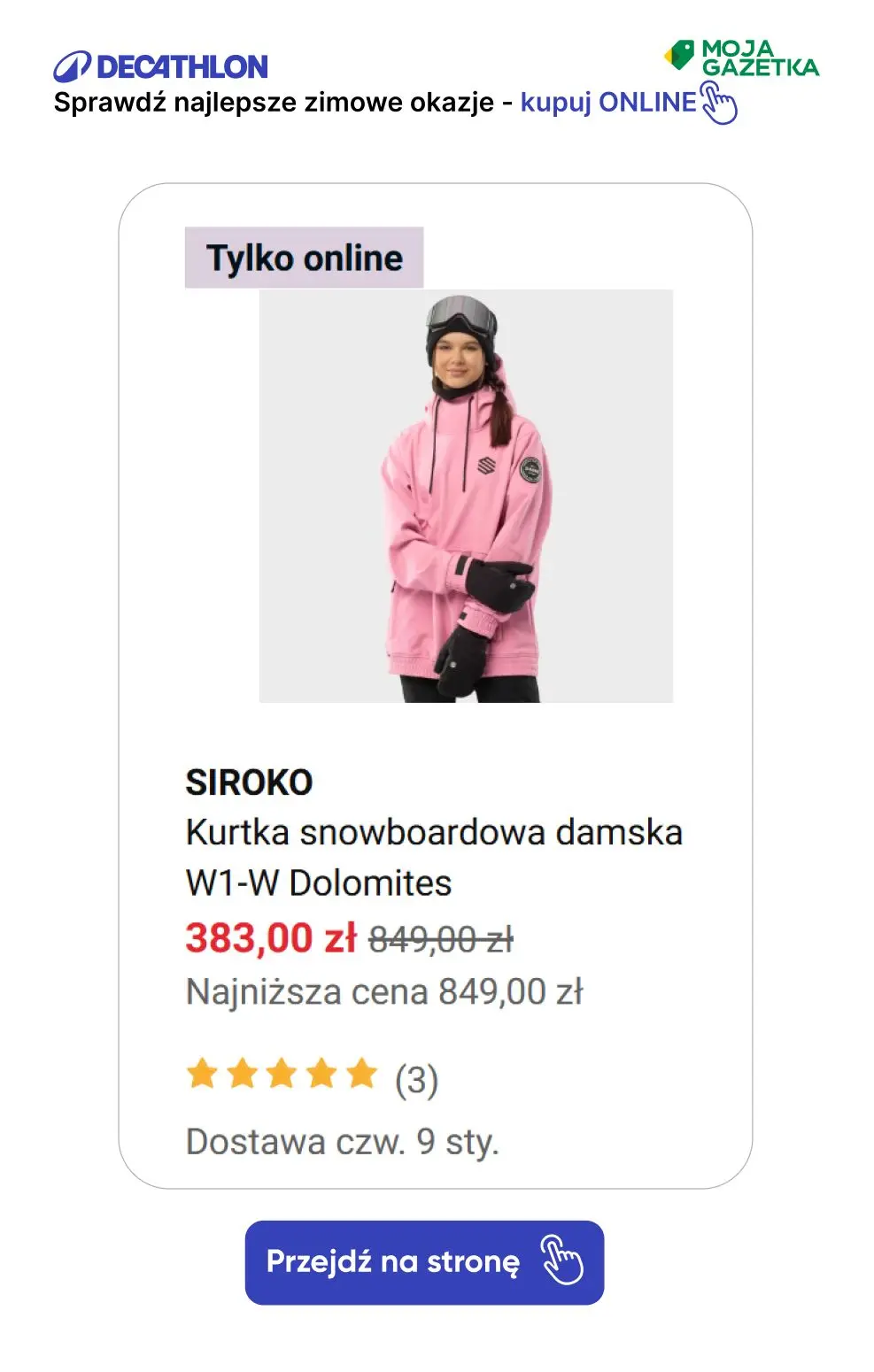 gazetka promocyjna Decathlon Sprawdź super zimowe okazje!! - Strona 54