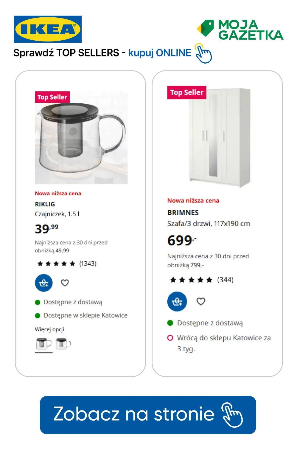 gazetka promocyjna IKEA Sprawdź TOP sellers i kupuj online! - Strona 4