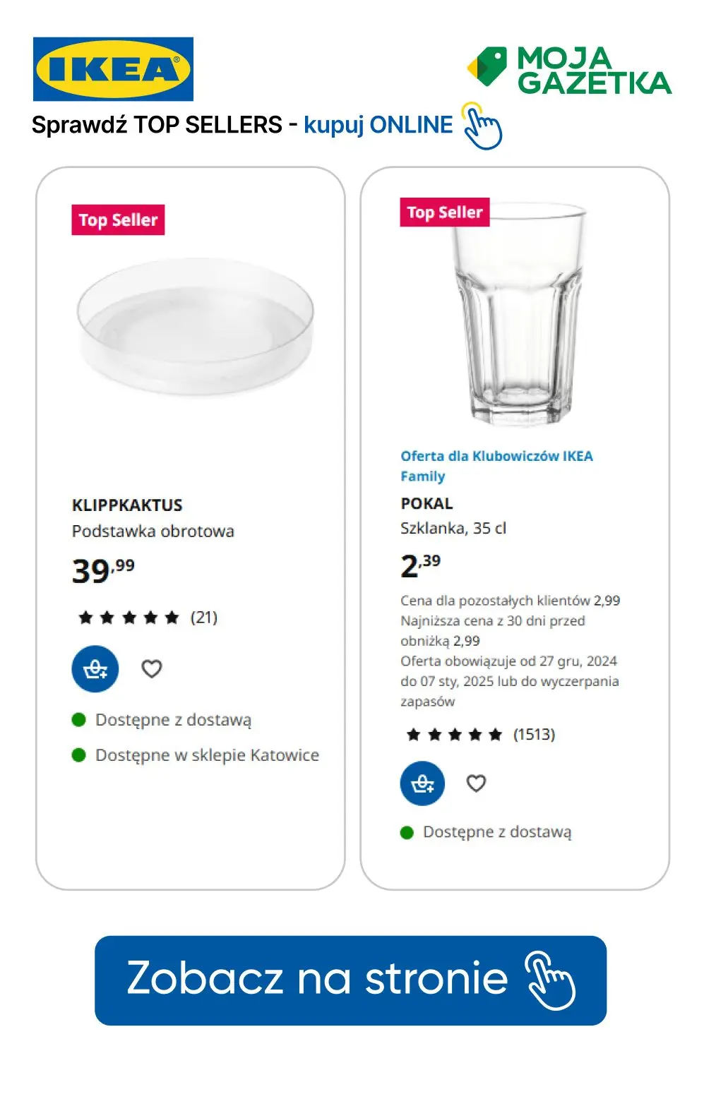 gazetka promocyjna IKEA Sprawdź TOP sellers i kupuj online! - Strona 8