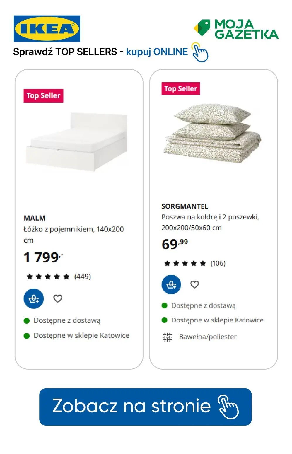 gazetka promocyjna IKEA Sprawdź TOP sellers i kupuj online! - Strona 10