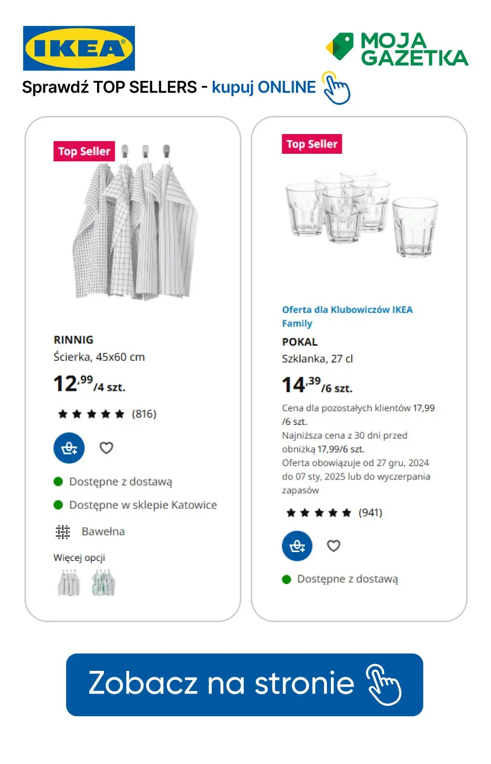 gazetka promocyjna IKEA Sprawdź TOP sellers i kupuj online! - Strona 11