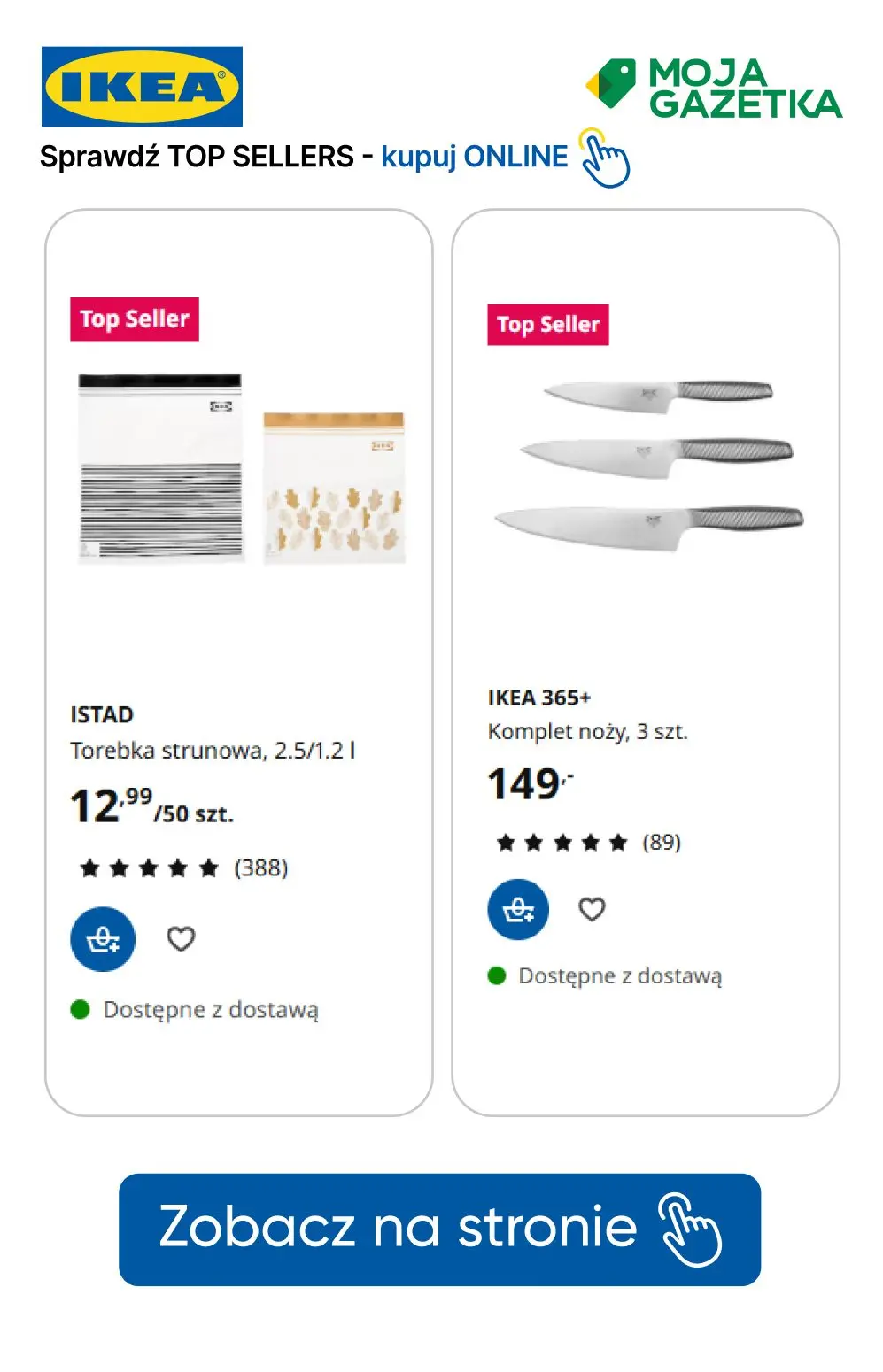 gazetka promocyjna IKEA Sprawdź TOP sellers i kupuj online! - Strona 23