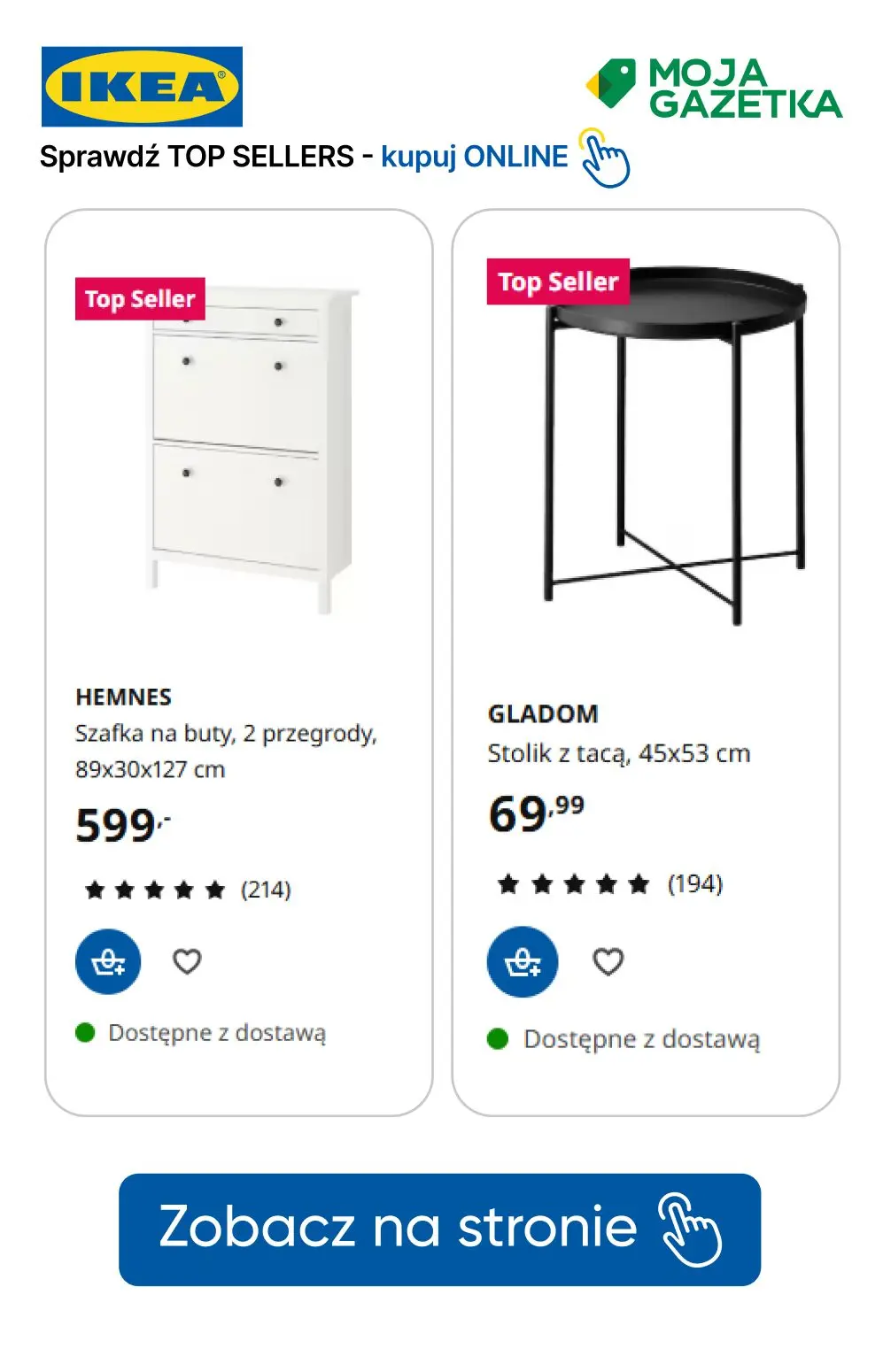 gazetka promocyjna IKEA Sprawdź TOP sellers i kupuj online! - Strona 29