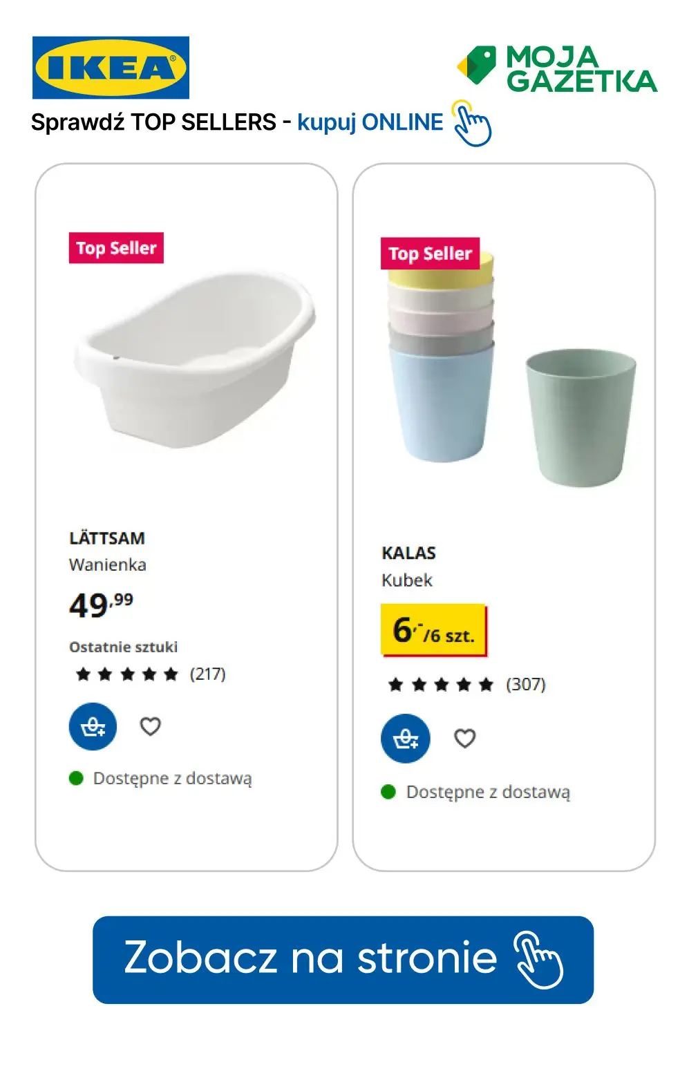 gazetka promocyjna IKEA Sprawdź TOP sellers i kupuj online! - Strona 32