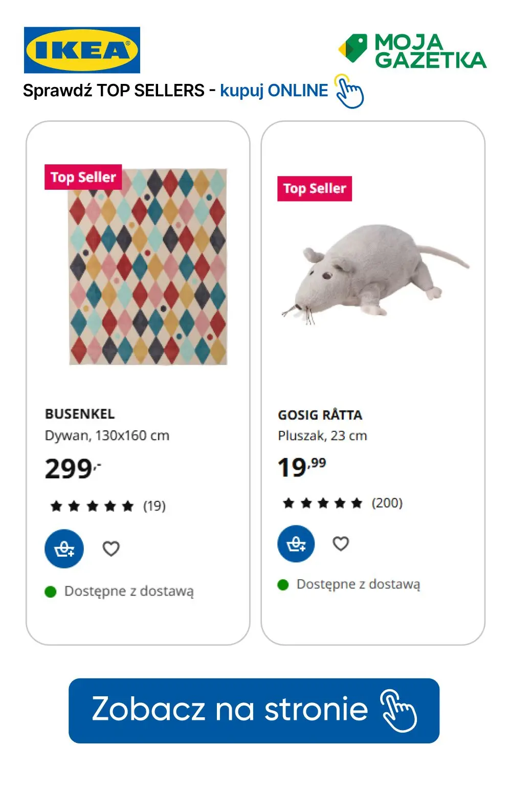 gazetka promocyjna IKEA Sprawdź TOP sellers i kupuj online! - Strona 33