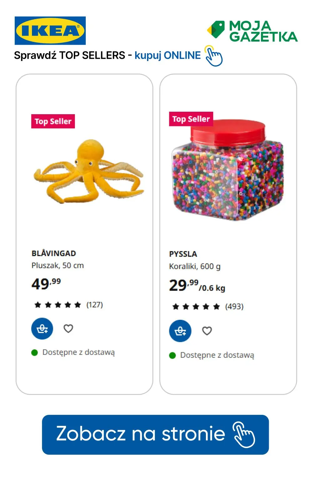 gazetka promocyjna IKEA Sprawdź TOP sellers i kupuj online! - Strona 35