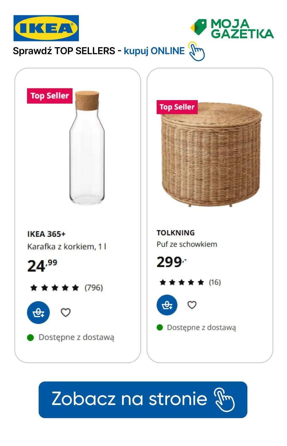 gazetka promocyjna IKEA Sprawdź TOP sellers i kupuj online! - Strona 36