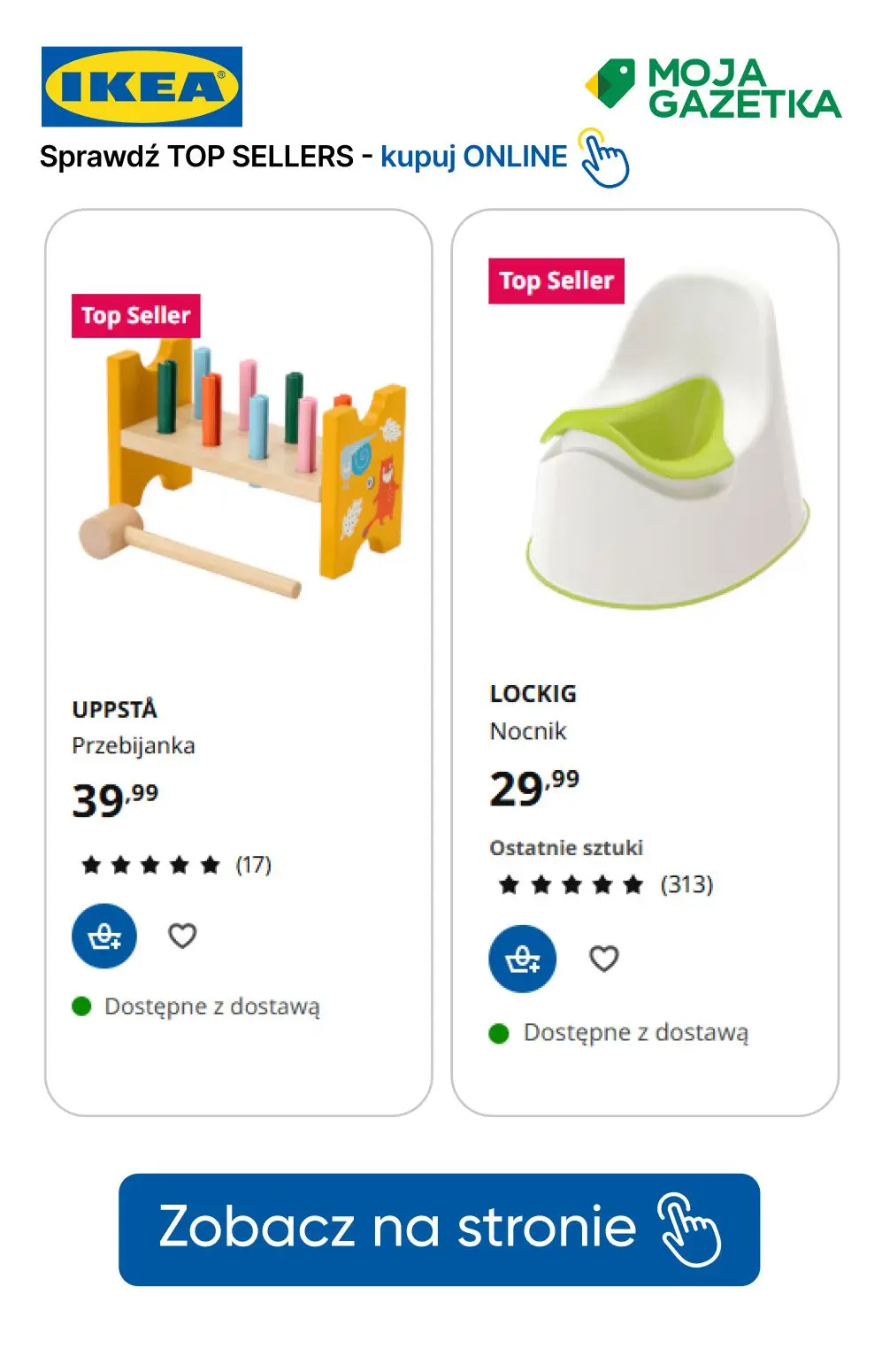 gazetka promocyjna IKEA Sprawdź TOP sellers i kupuj online! - Strona 41