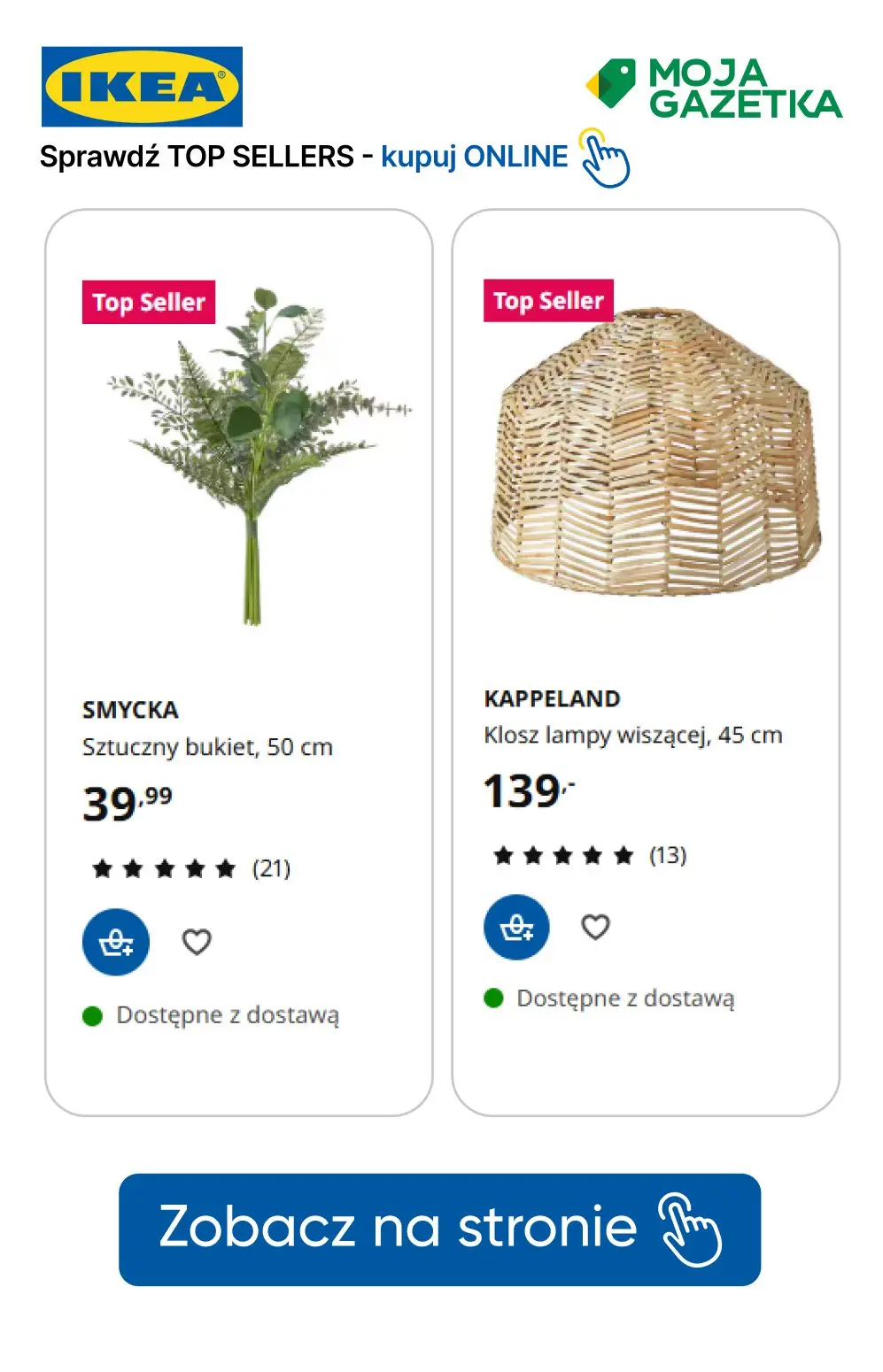 gazetka promocyjna IKEA Sprawdź TOP sellers i kupuj online! - Strona 44