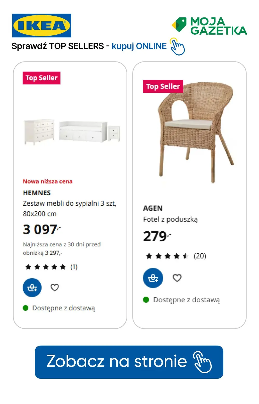 gazetka promocyjna IKEA Sprawdź TOP sellers i kupuj online! - Strona 45