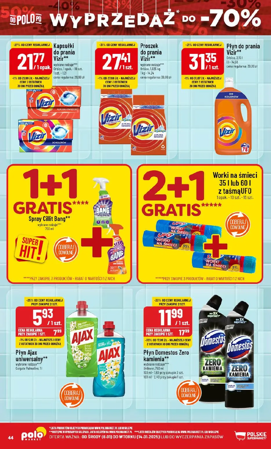 gazetka promocyjna POLOmarket Wyprzedaż do -70% - Strona 44