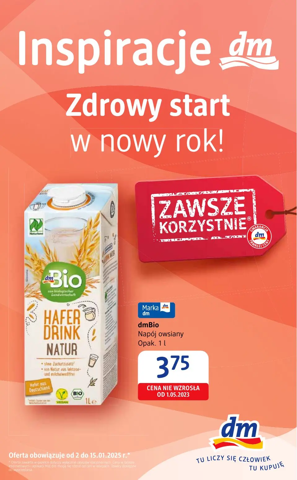 gazetka promocyjna Drogeria dm Zdrowy start - Strona 1