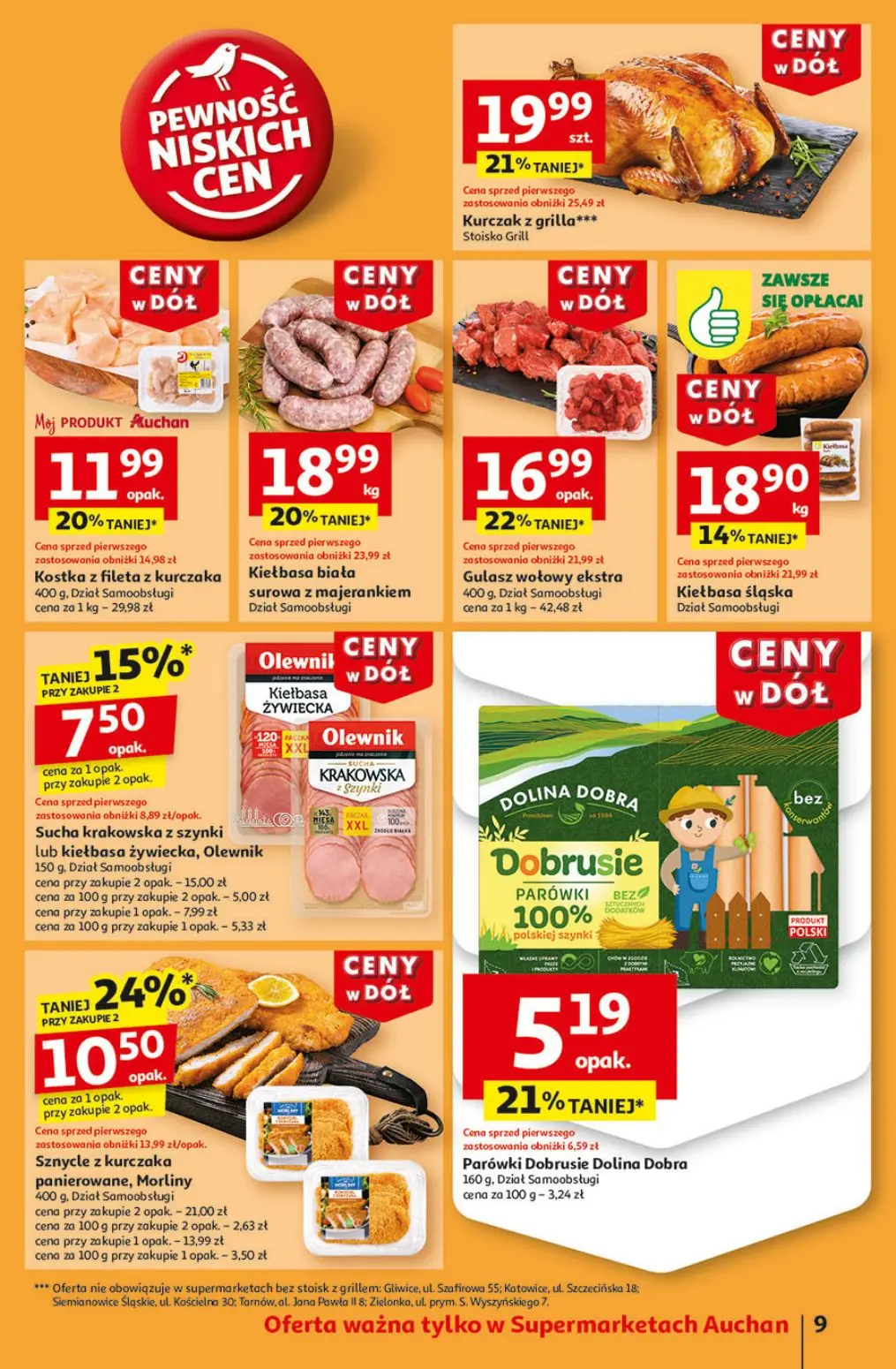 gazetka promocyjna Auchan Supermarket Ceny w dół - Strona 11