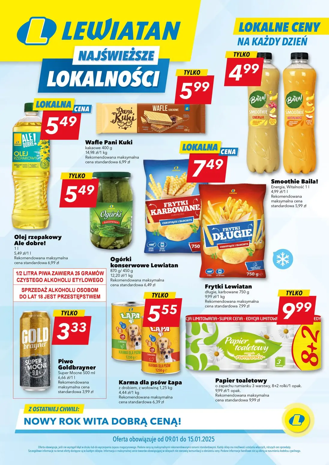 gazetka promocyjna LEWIATAN Najświeższe oferty w lokalnych cenach - Strona 1