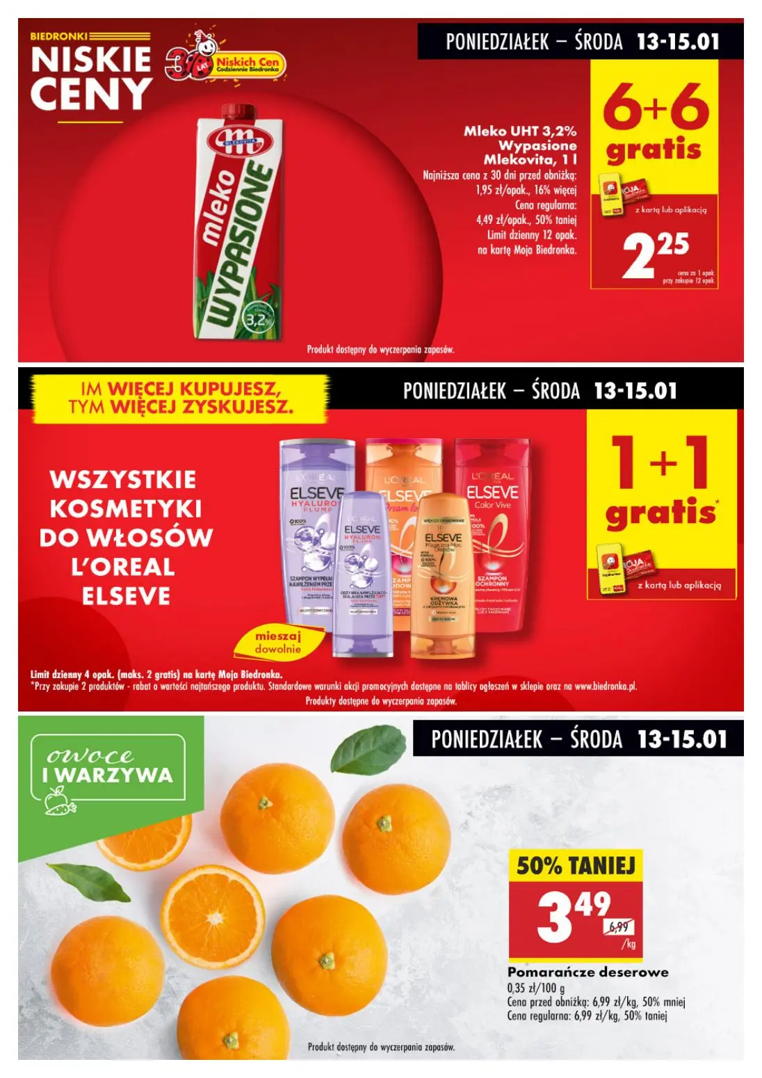 gazetka promocyjna Biedronka Biedronkowe oszczędności - Strona 3