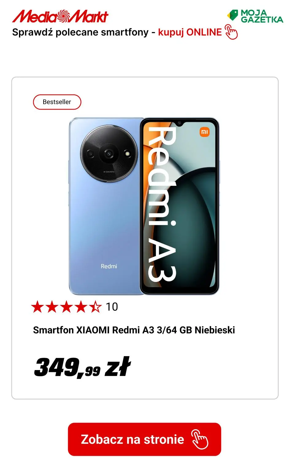 gazetka promocyjna Media Markt Sprawdź polecane smartfony!  - Strona 13