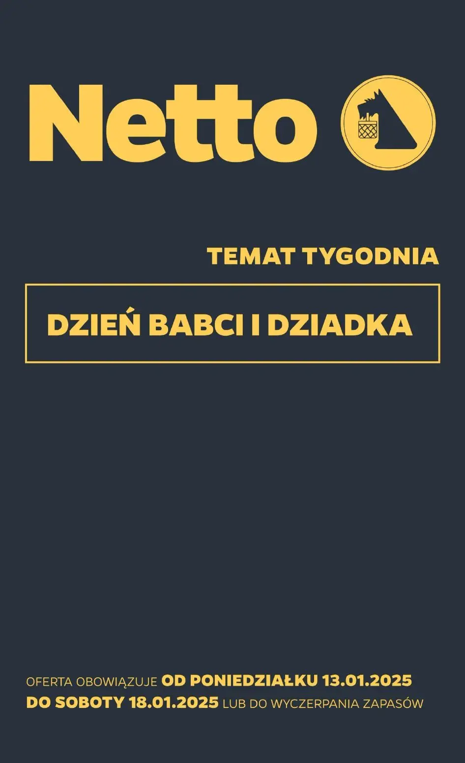 gazetka promocyjna NETTO Dzień Babci i Dziadka - Strona 1