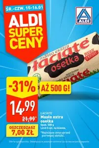 Gazetka promocyjna ALDI, ważna od 2025-01-15 do 2025-01-16.