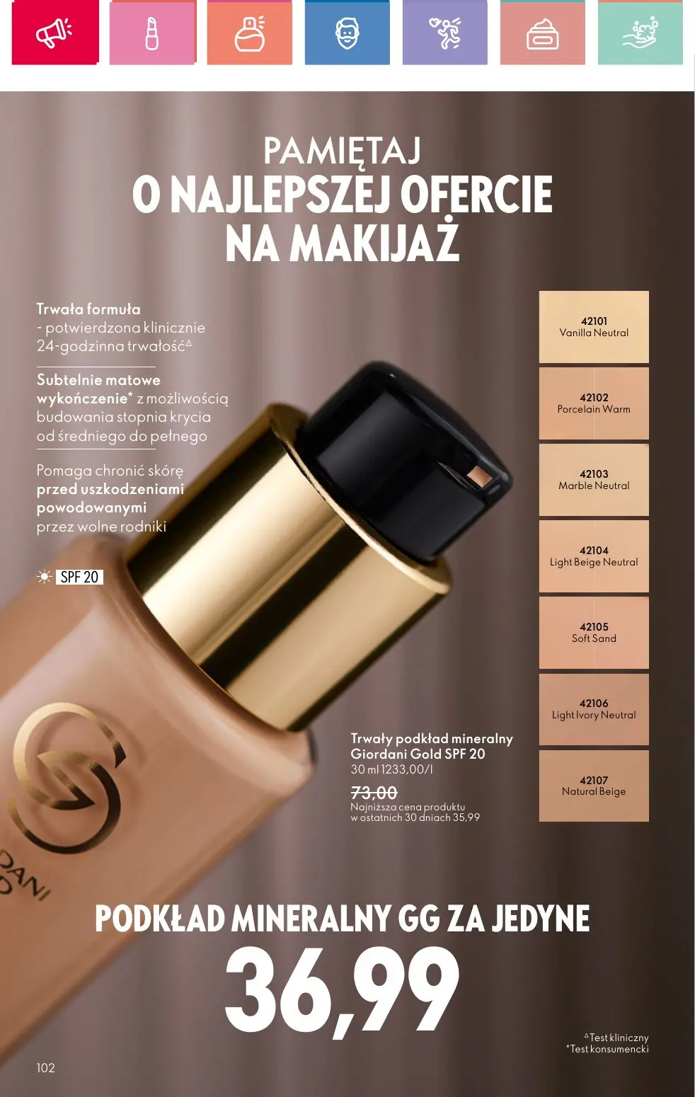 gazetka promocyjna ORIFLAME  - Strona 102