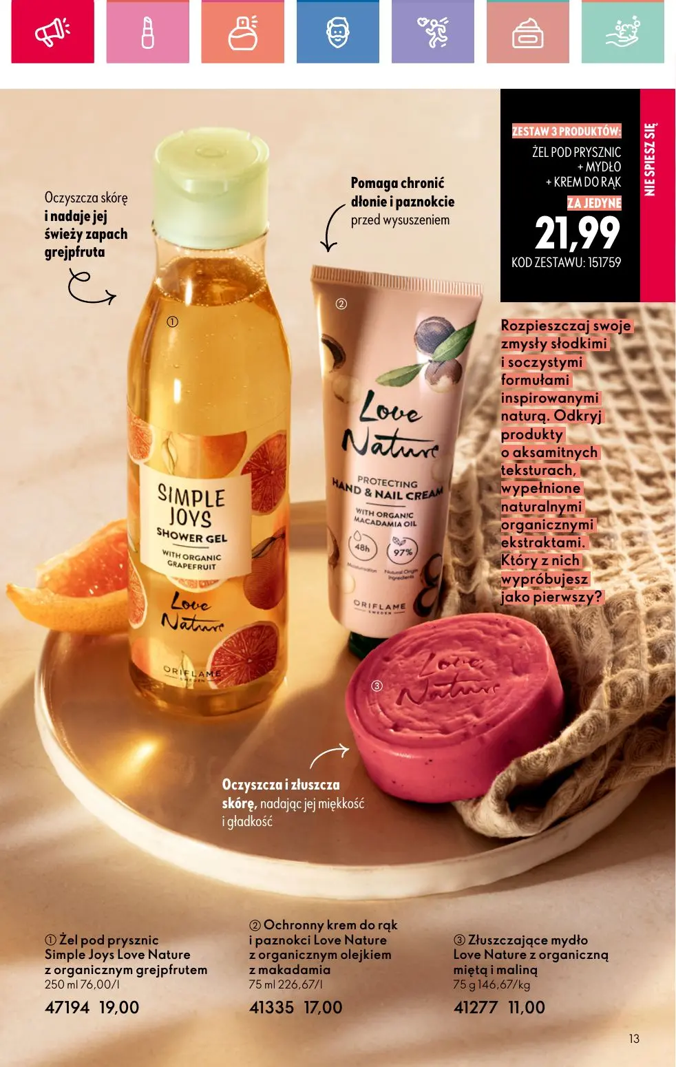 gazetka promocyjna ORIFLAME  - Strona 13