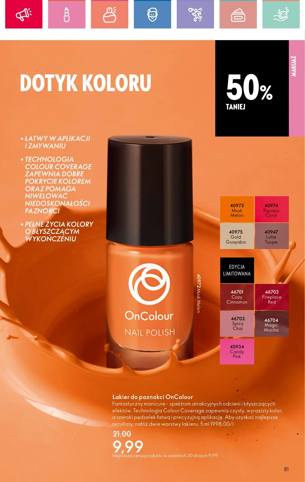 gazetka promocyjna ORIFLAME  - Strona 81