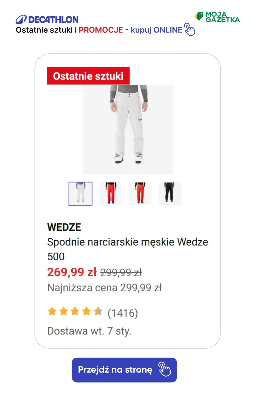 gazetka promocyjna Decathlon Ostatnie sztuki i promocje. Sprawdź swoje ulubione produkty w nowych lepszych cenach! - Strona 42