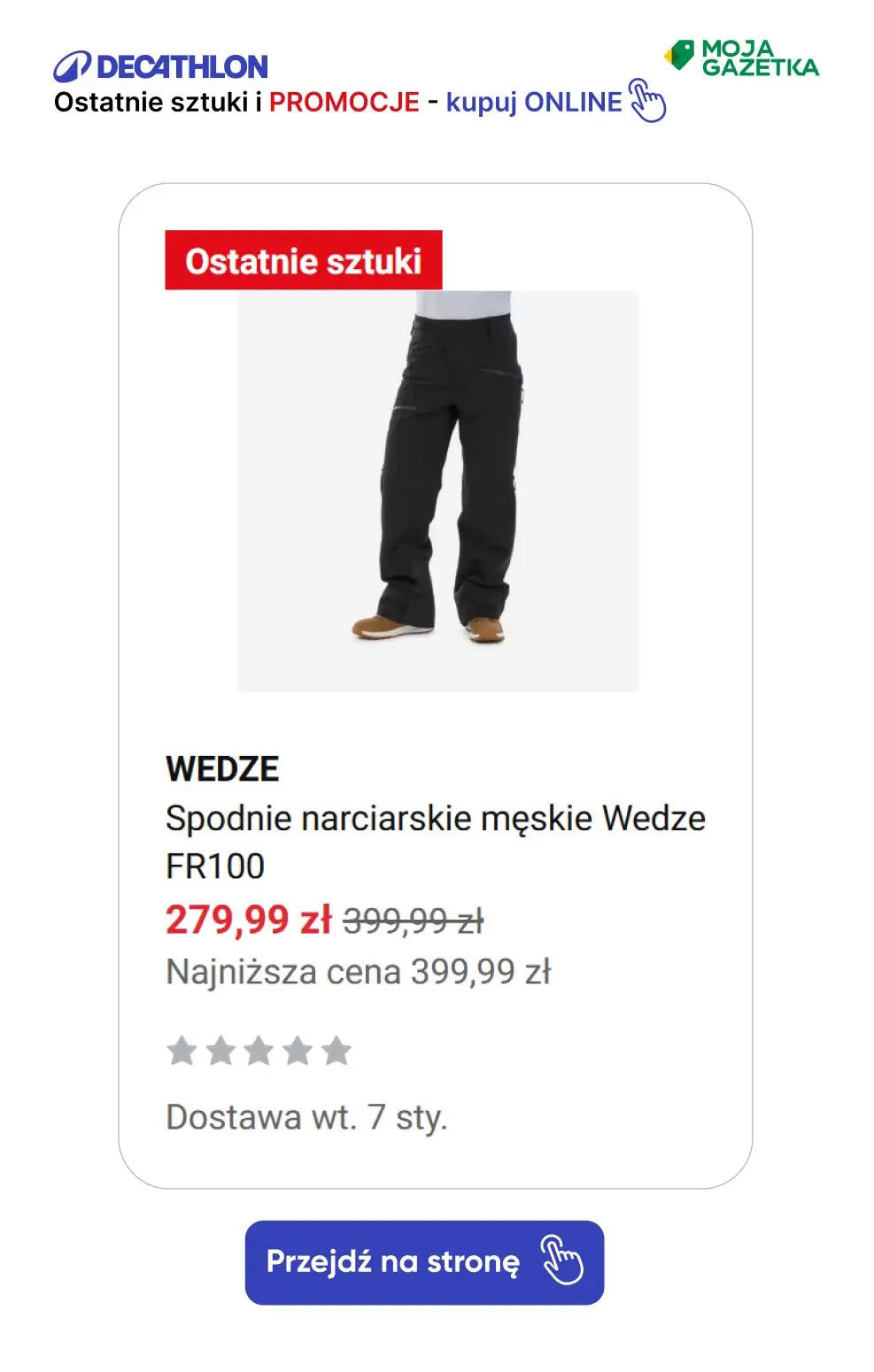 gazetka promocyjna Decathlon Ostatnie sztuki i promocje. Sprawdź swoje ulubione produkty w nowych lepszych cenach! - Strona 45