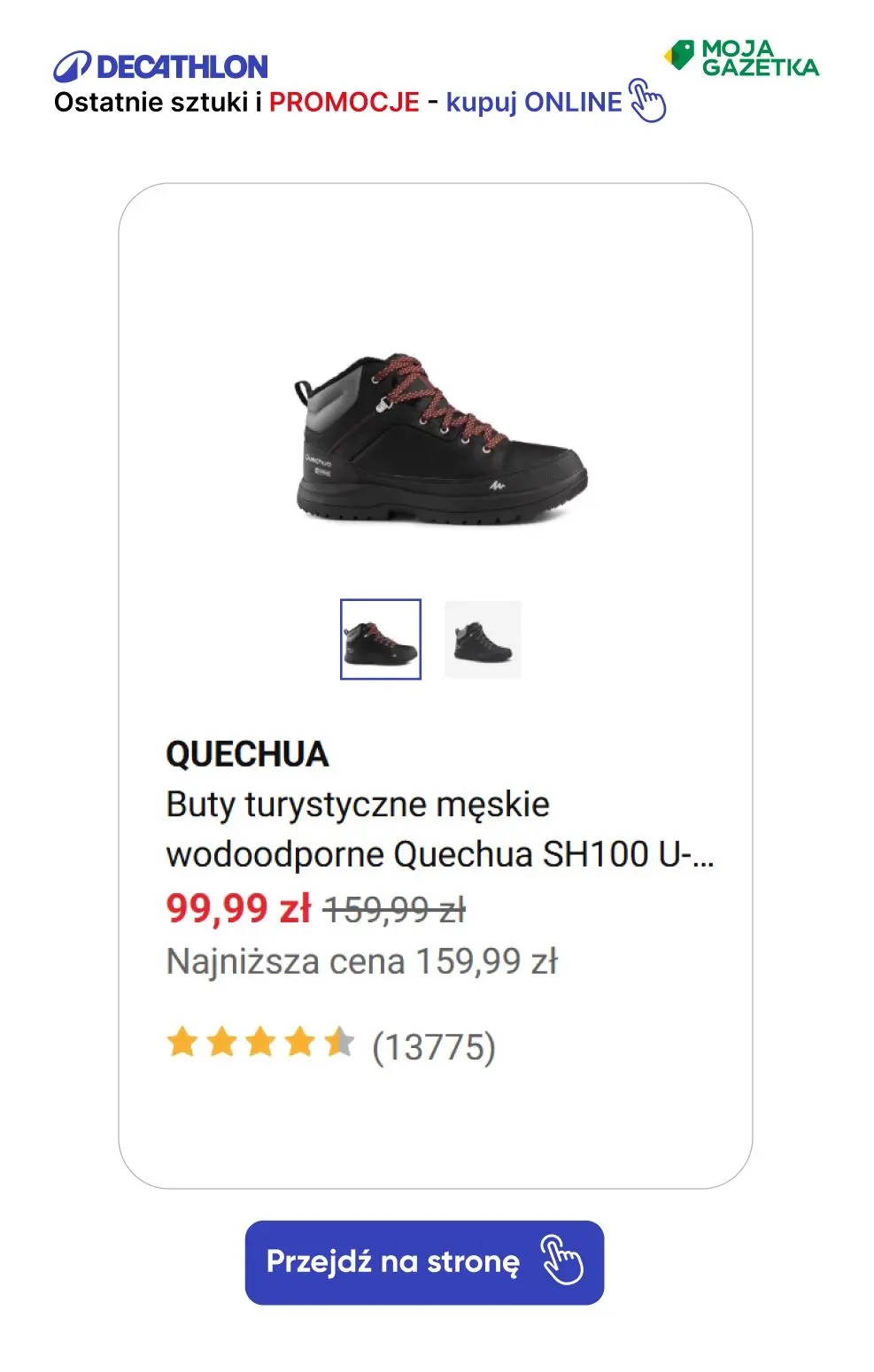 gazetka promocyjna Decathlon Ostatnie sztuki i promocje. Sprawdź swoje ulubione produkty w nowych lepszych cenach! - Strona 46