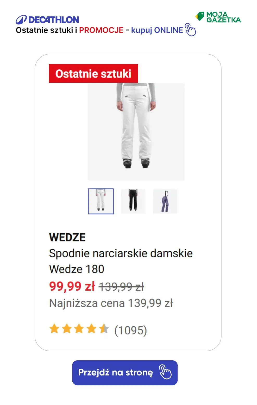 gazetka promocyjna Decathlon Ostatnie sztuki i promocje. Sprawdź swoje ulubione produkty w nowych lepszych cenach! - Strona 53