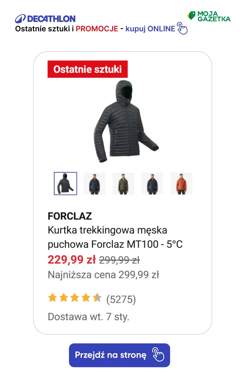 gazetka promocyjna Decathlon Ostatnie sztuki i promocje. Sprawdź swoje ulubione produkty w nowych lepszych cenach! - Strona 55