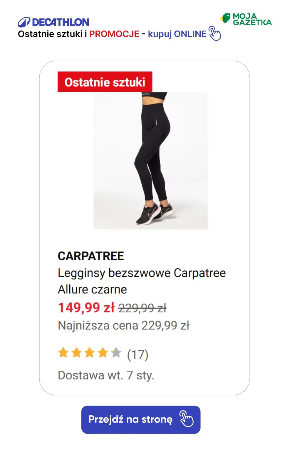 gazetka promocyjna Decathlon Ostatnie sztuki i promocje. Sprawdź swoje ulubione produkty w nowych lepszych cenach! - Strona 60