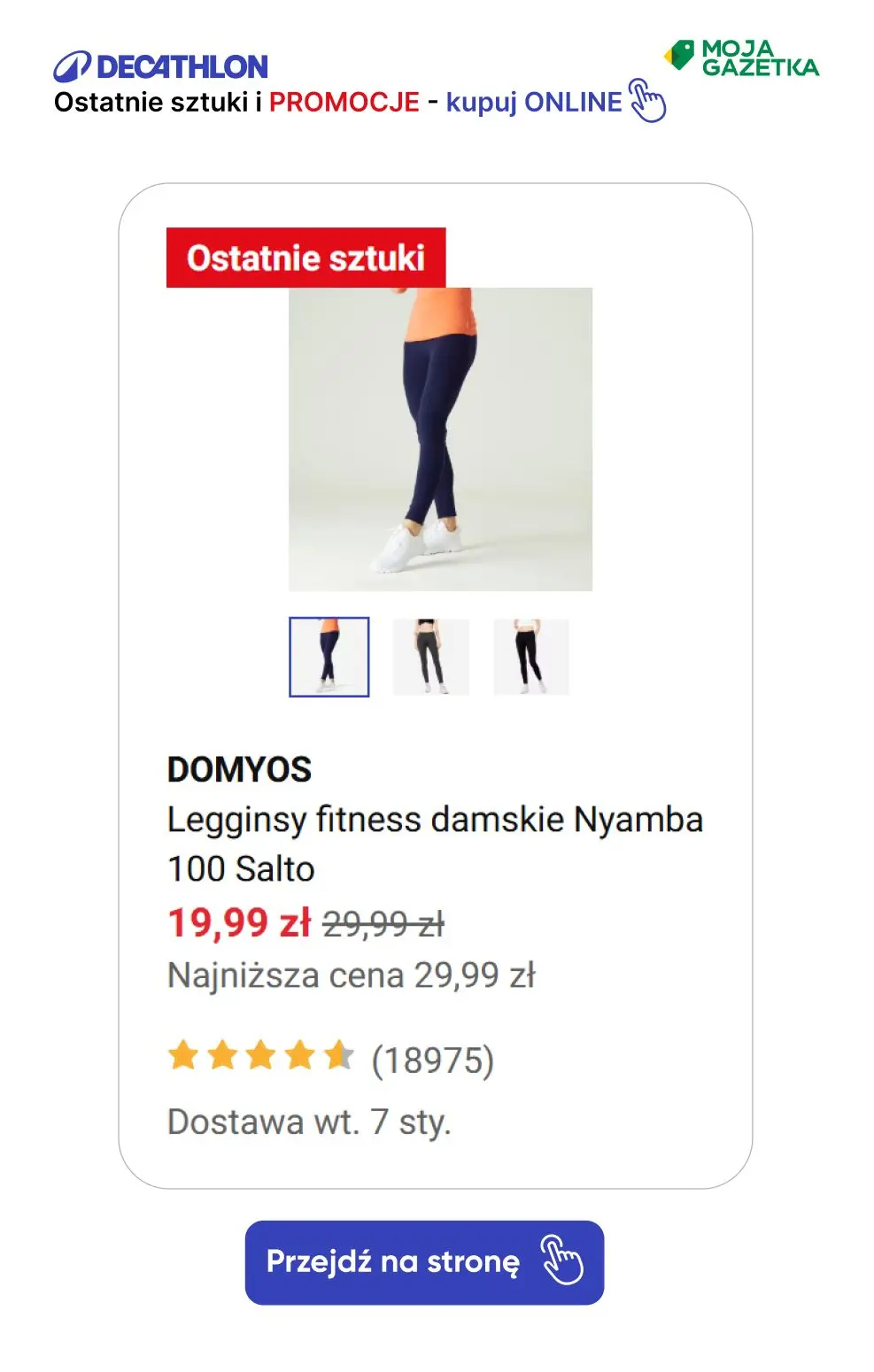 gazetka promocyjna Decathlon Ostatnie sztuki i promocje. Sprawdź swoje ulubione produkty w nowych lepszych cenach! - Strona 64