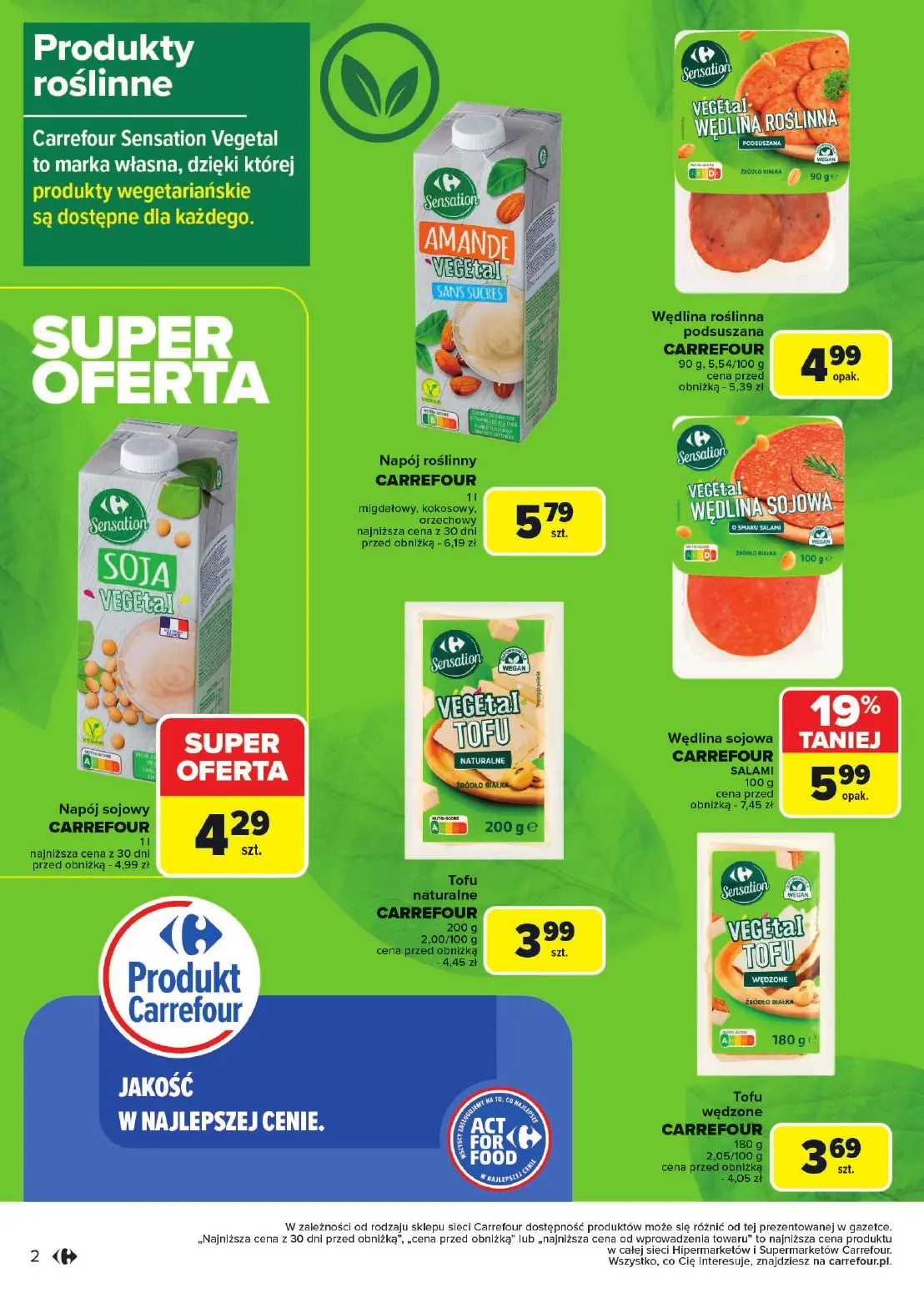 gazetka promocyjna Carrefour Market Zasmakuj się z Act for food - Strona 2