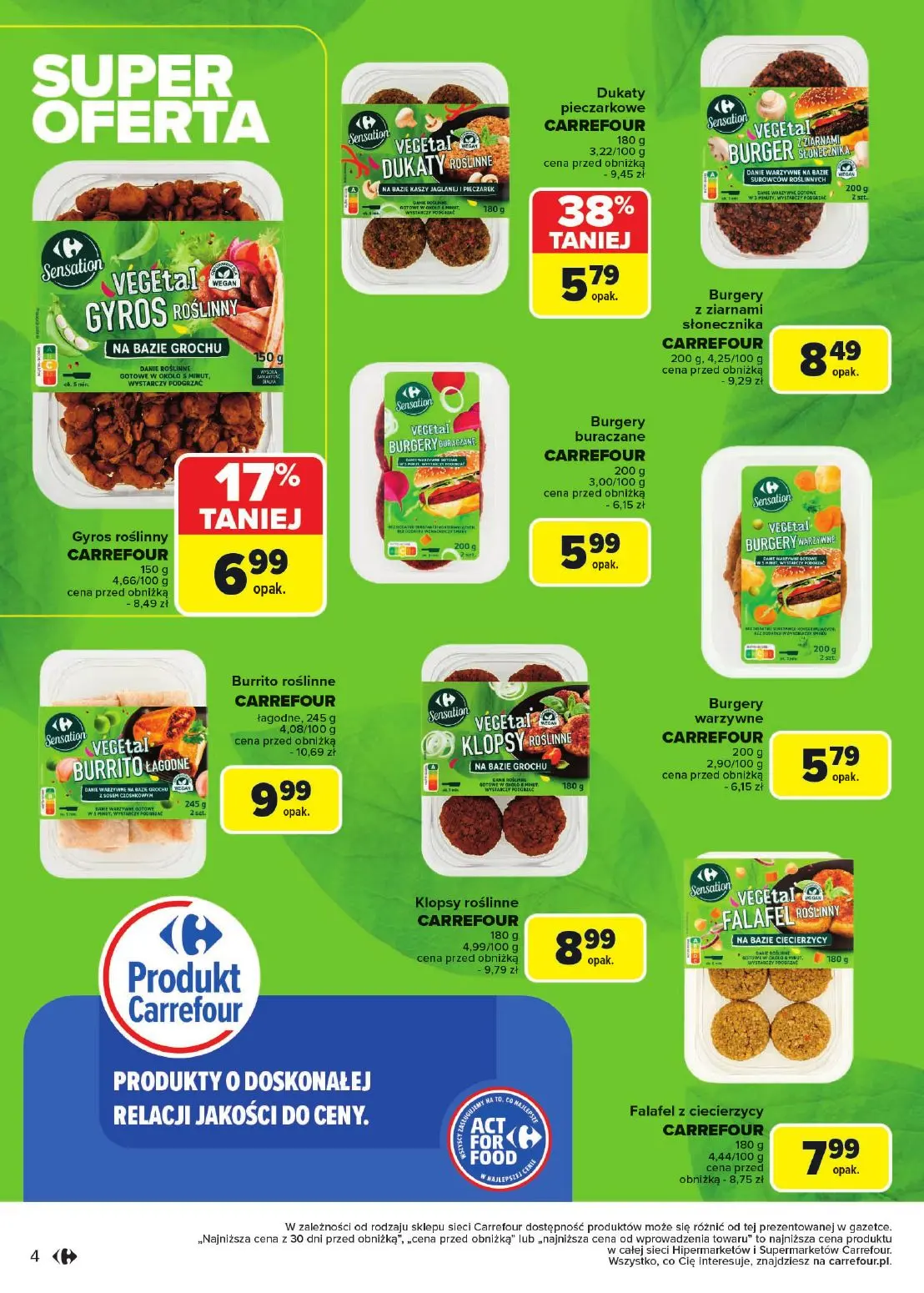 gazetka promocyjna Carrefour Market Zasmakuj się z Act for food - Strona 4