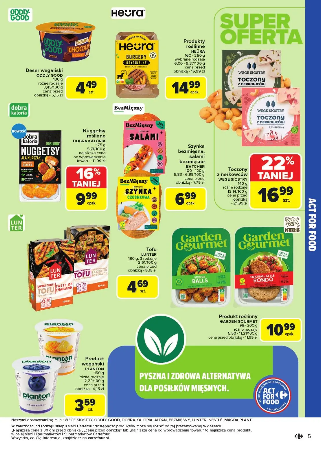 gazetka promocyjna Carrefour Market Zasmakuj się z Act for food - Strona 5