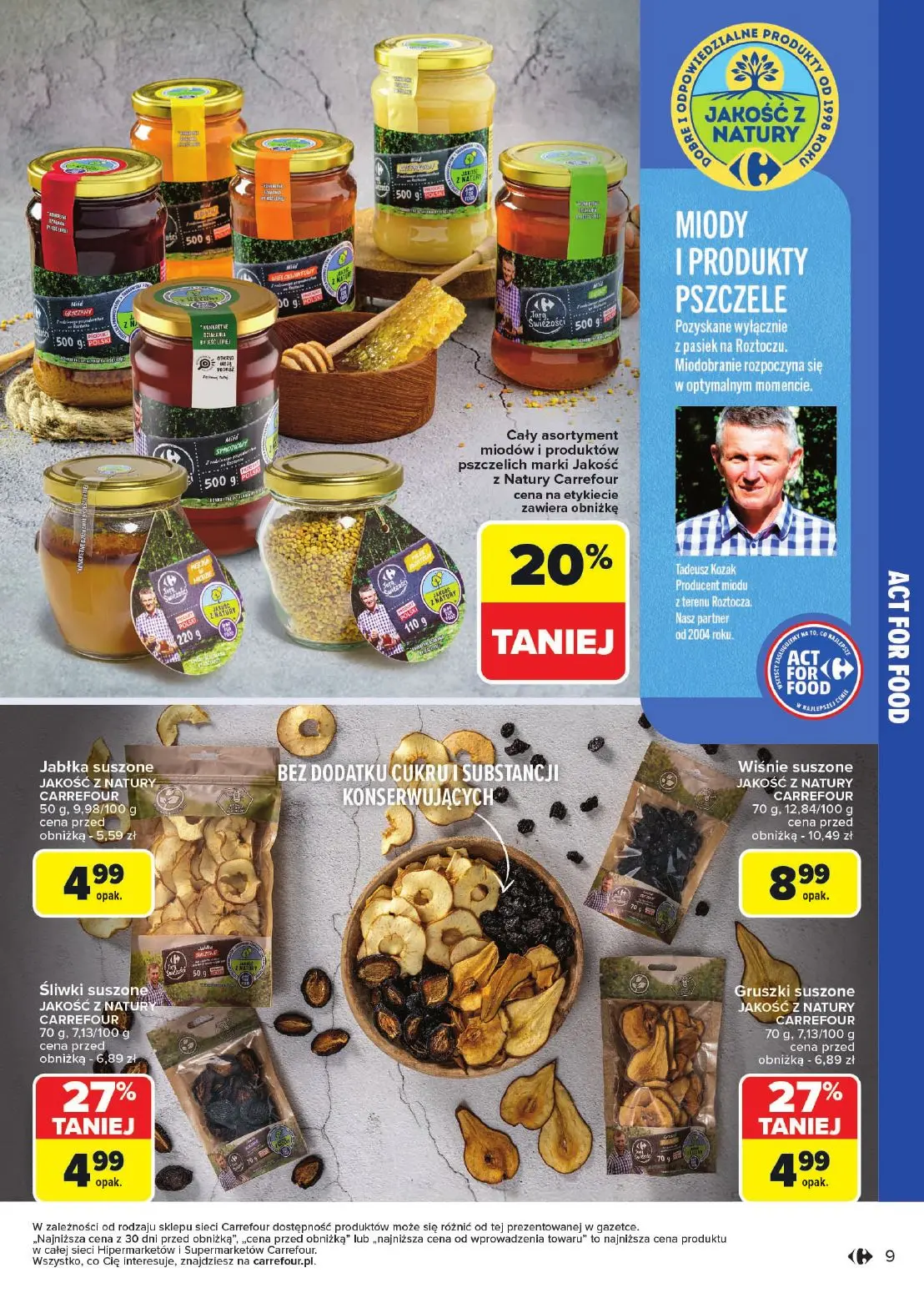 gazetka promocyjna Carrefour Market Zasmakuj się z Act for food - Strona 9