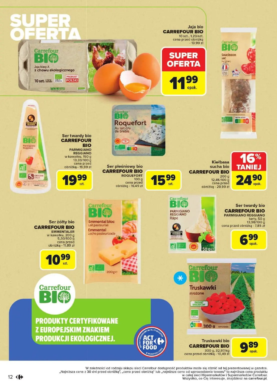 gazetka promocyjna Carrefour Market Zasmakuj się z Act for food - Strona 12