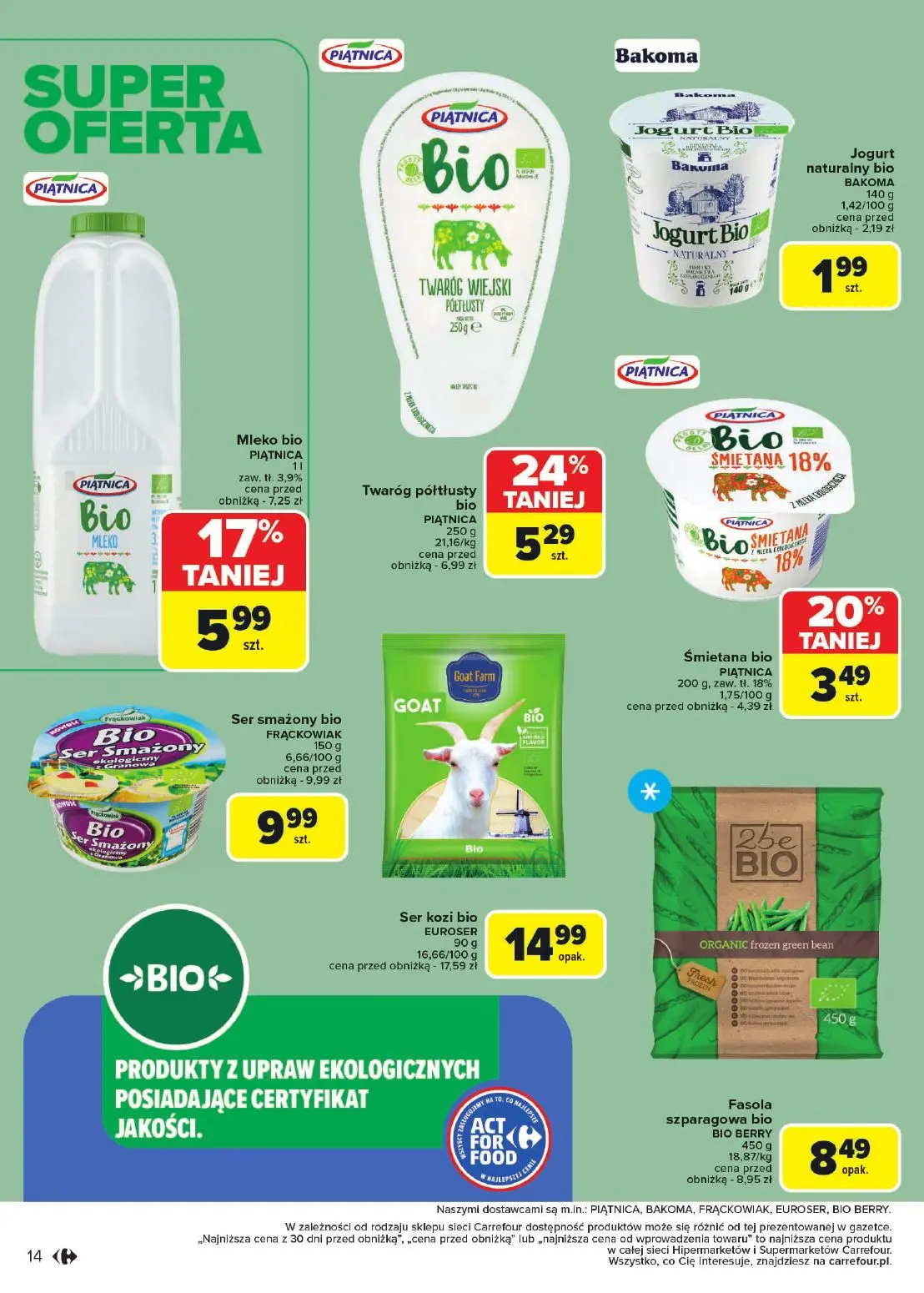 gazetka promocyjna Carrefour Market Zasmakuj się z Act for food - Strona 14