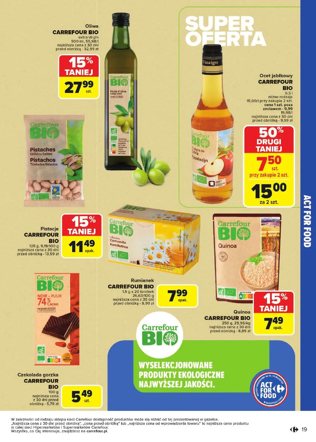 gazetka promocyjna Carrefour Market Zasmakuj się z Act for food - Strona 19