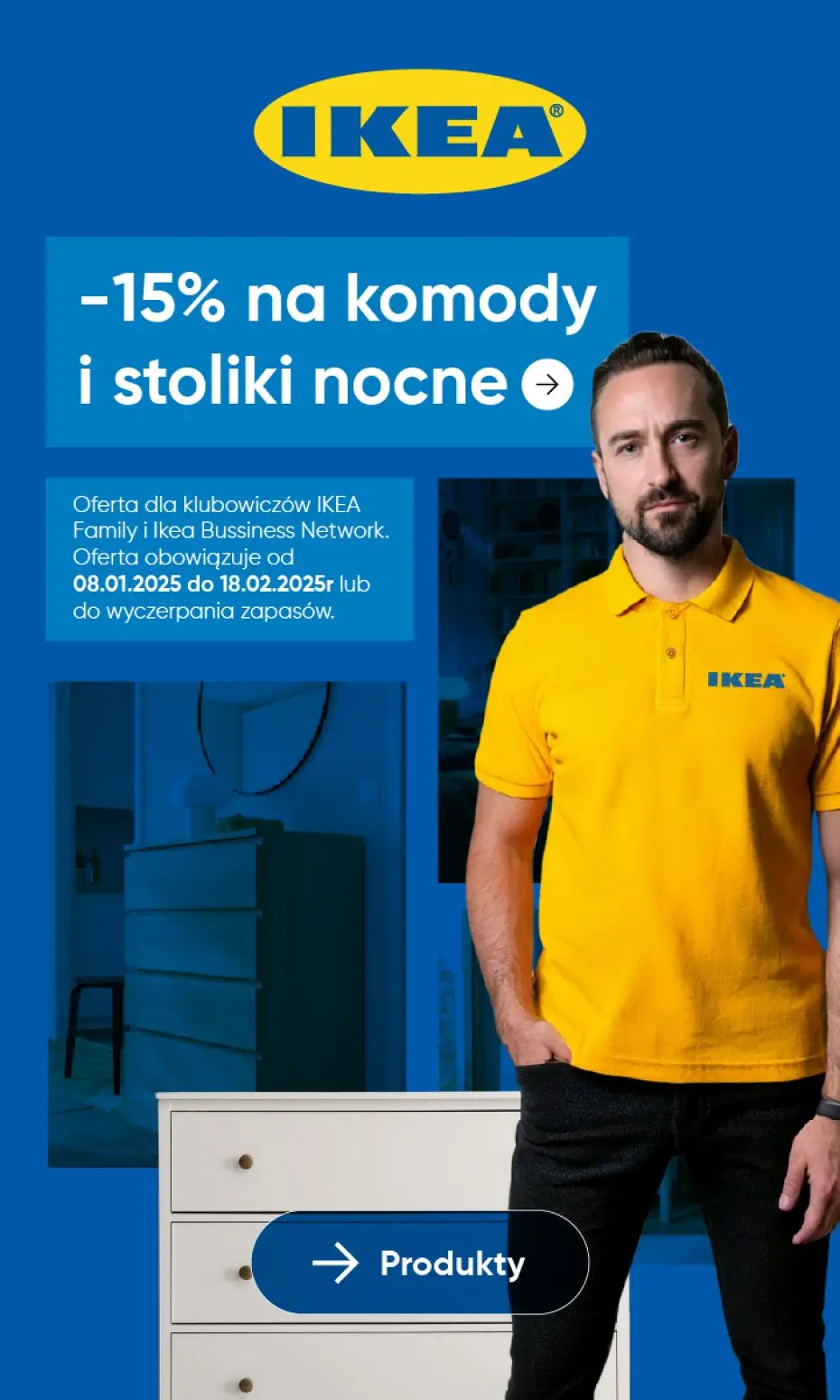 gazetka promocyjna IKEA Wejdź do Klubu i zgarnij zniżkę na komody i stoliki! - Strona 1