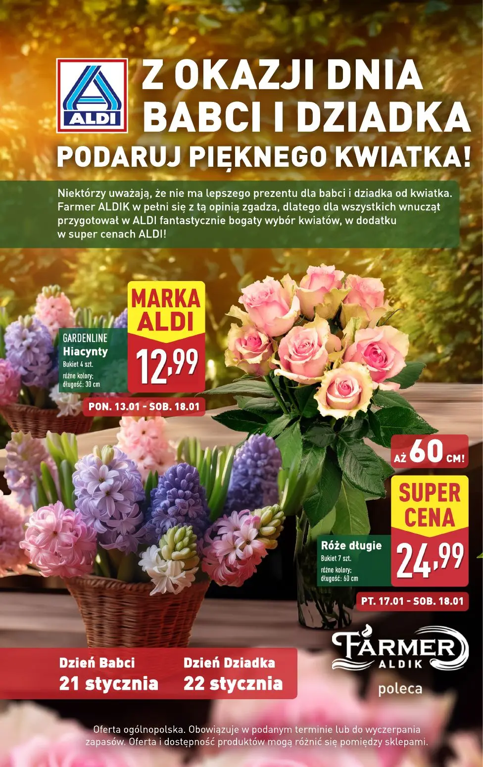 gazetka promocyjna ALDI Dzień Babci i Dzień Dziadka - Strona 1